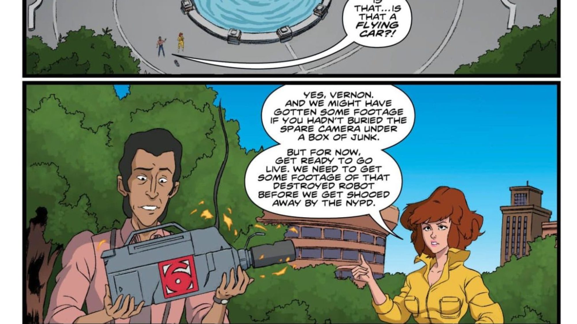 TMNT: Saturday Morning Adventures #33 Preview: Portal Problems