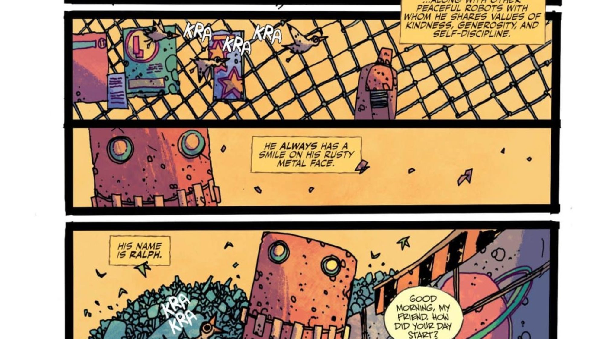 Where Does the Rainbow End? #1 Preview: Robot Daycare Apocalypse
