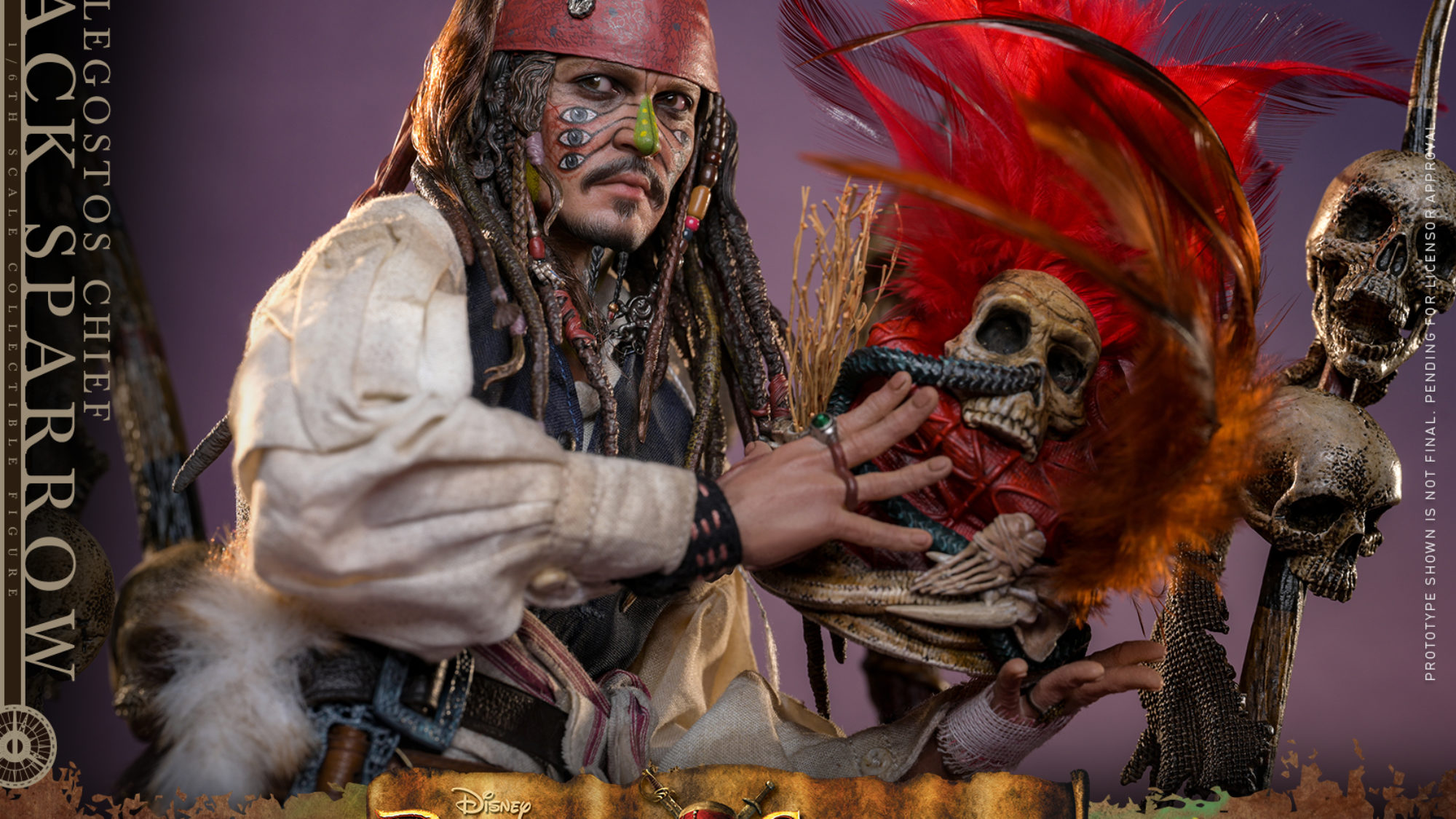 Hot Toys Debuts 1/6 Pirates of the Caribbean: Dead Man's Chest Jack 
