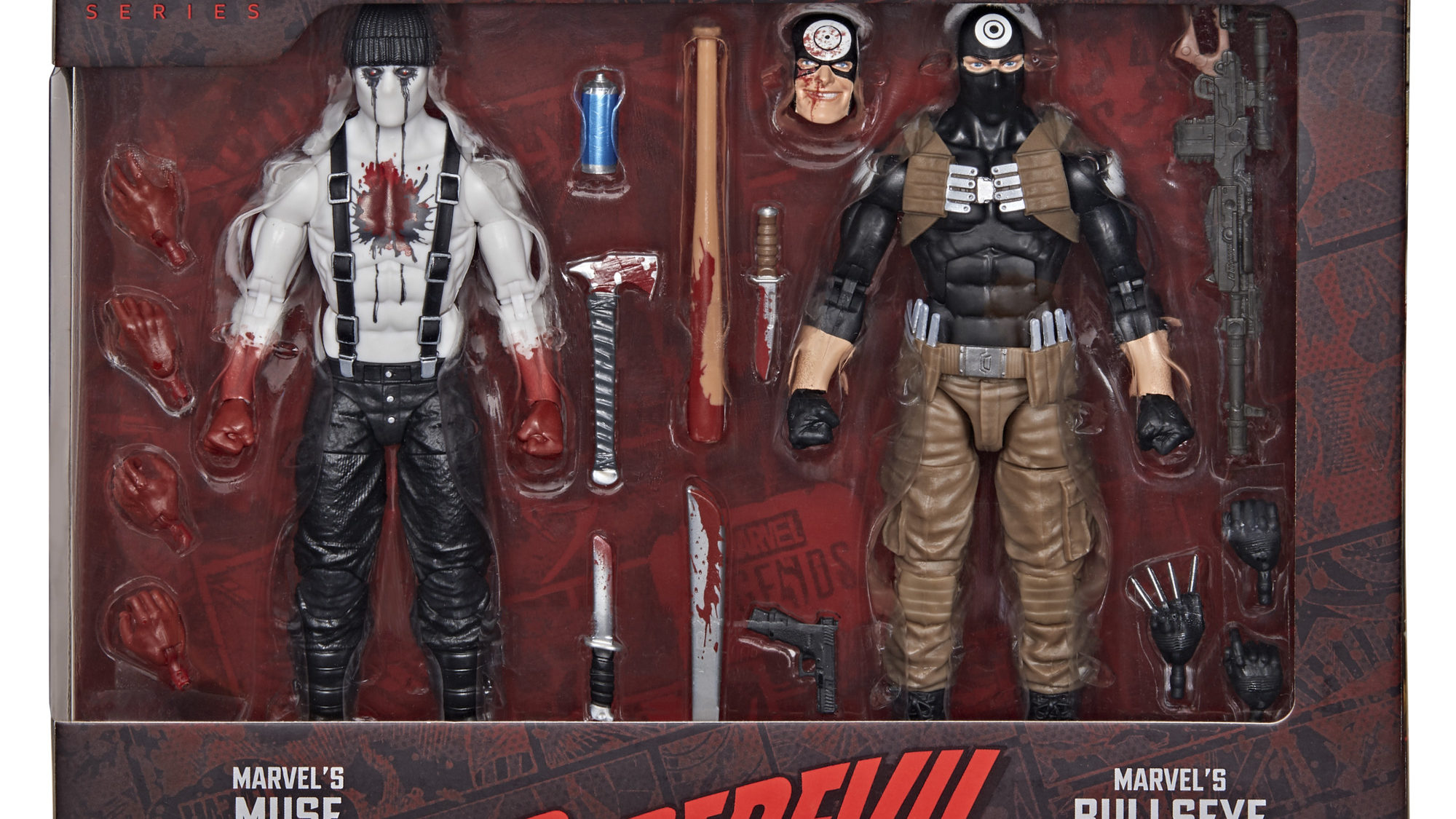 Muse and Bullseye Get New Marvel Legends Daredevil 2-Pack