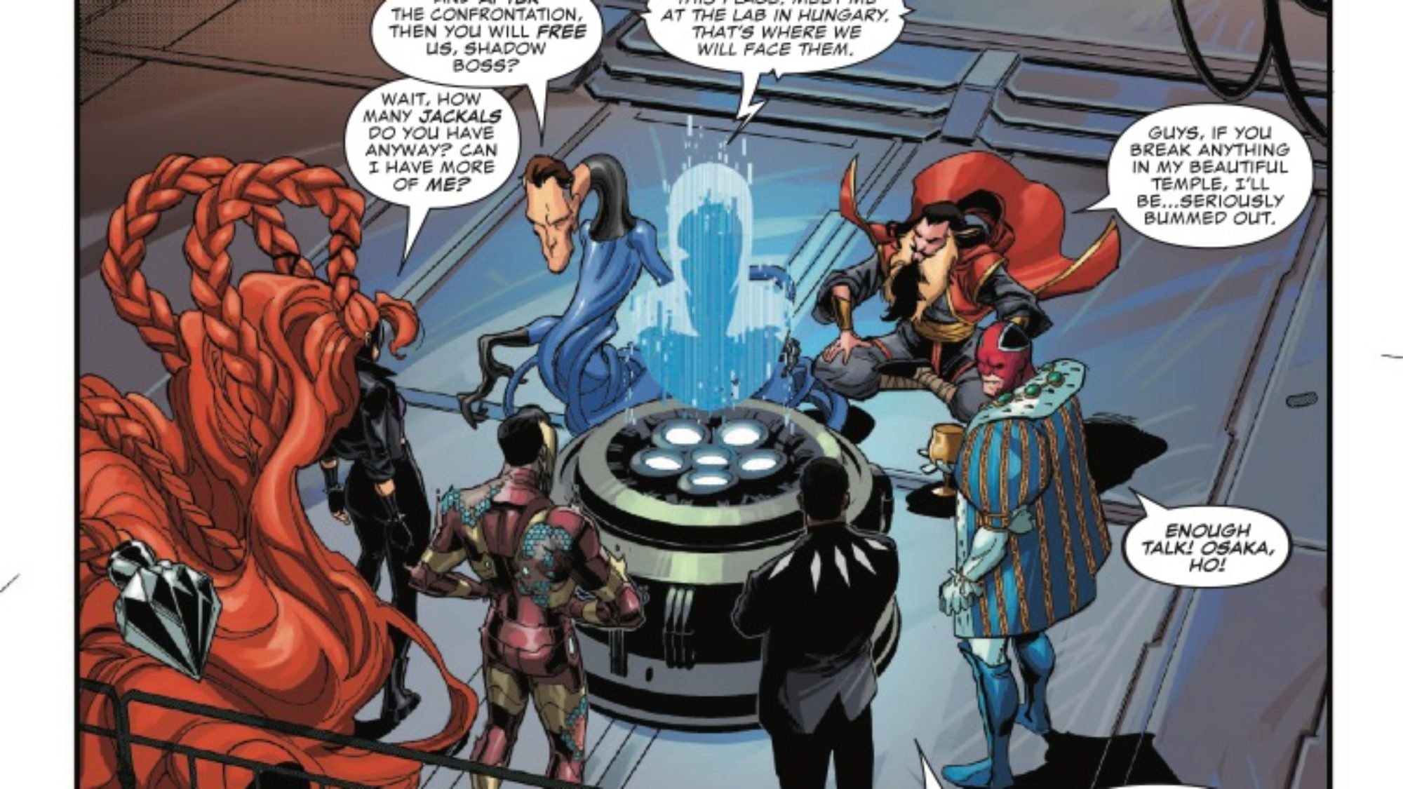New Avengers #9 Preview: Killuminati Crashes Stark's Osaka Bash