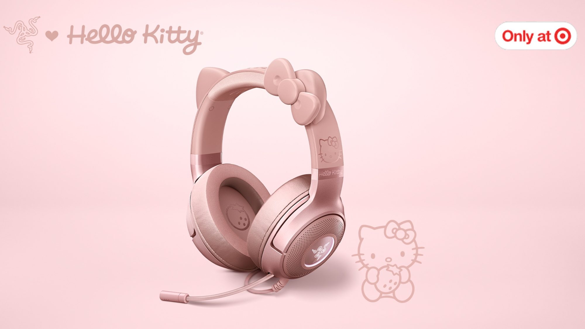 Razer представляет Kraken Kitty V2 – Hello Kitty Rose Gold Edition