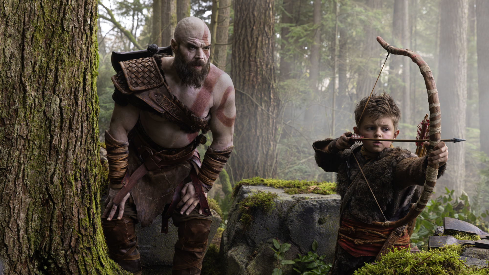 God of War Creator No Fan of First Look at Hurst/Kratos, Vinson/Atreus