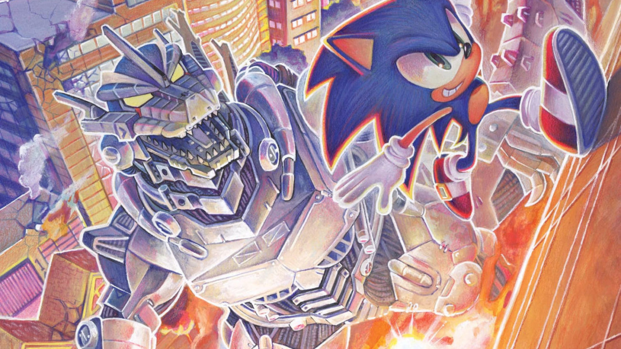 Sonic The Hedgehog X Godzilla For Summer 2026 Sonic The Hedgehog X Godzilla For Summer 2026