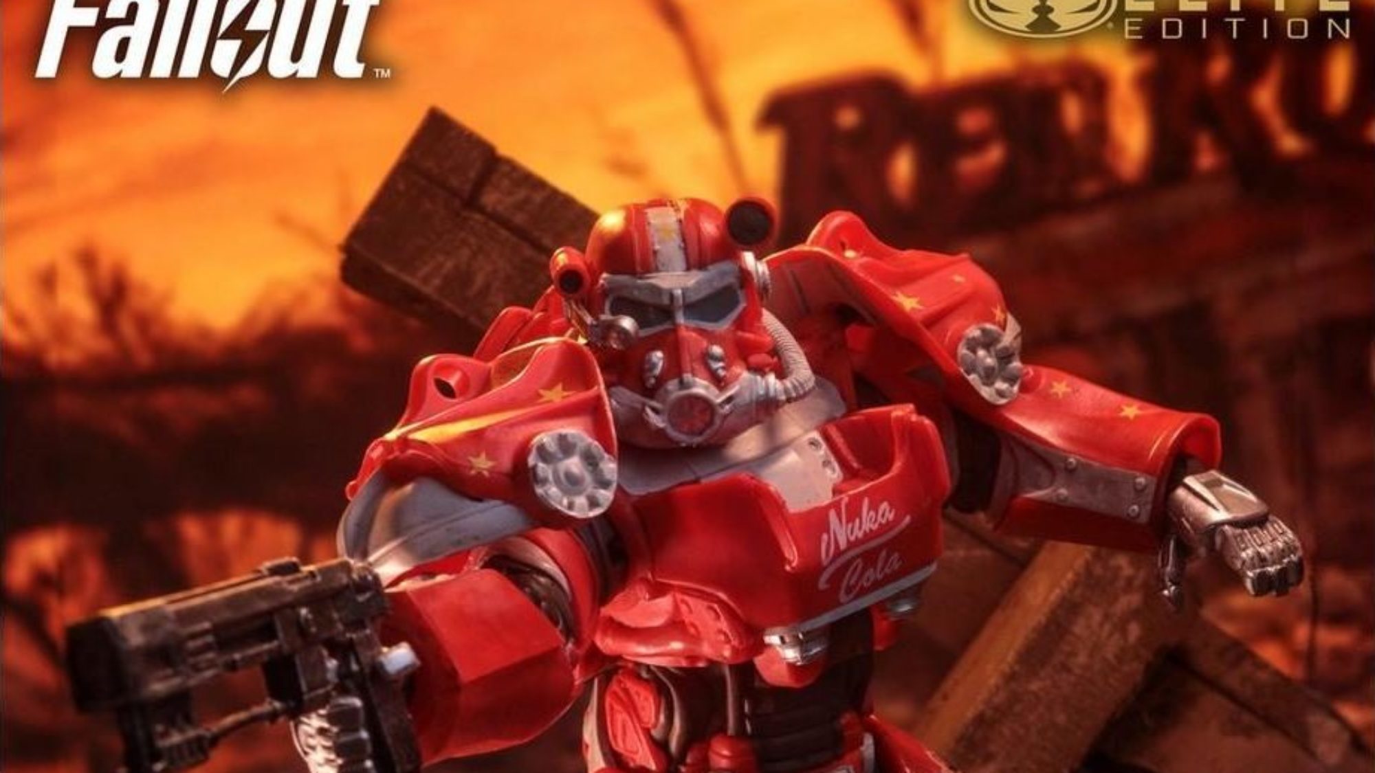 McFarlane Toys Elite Edition Fallout 76 Nuka Cola T-60 Figure Debuts