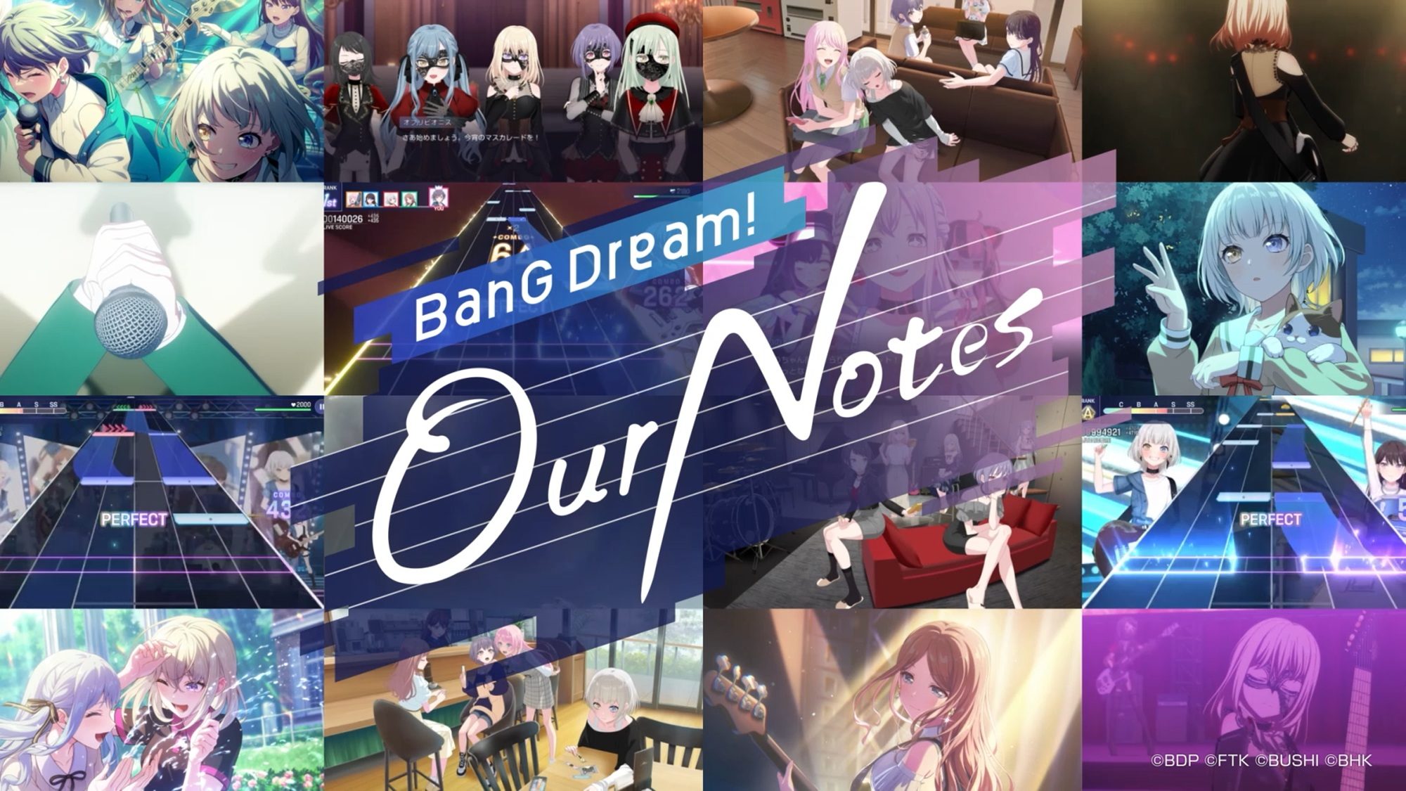 BanG Dream! Our Notes Announced For Mobile Platforms
