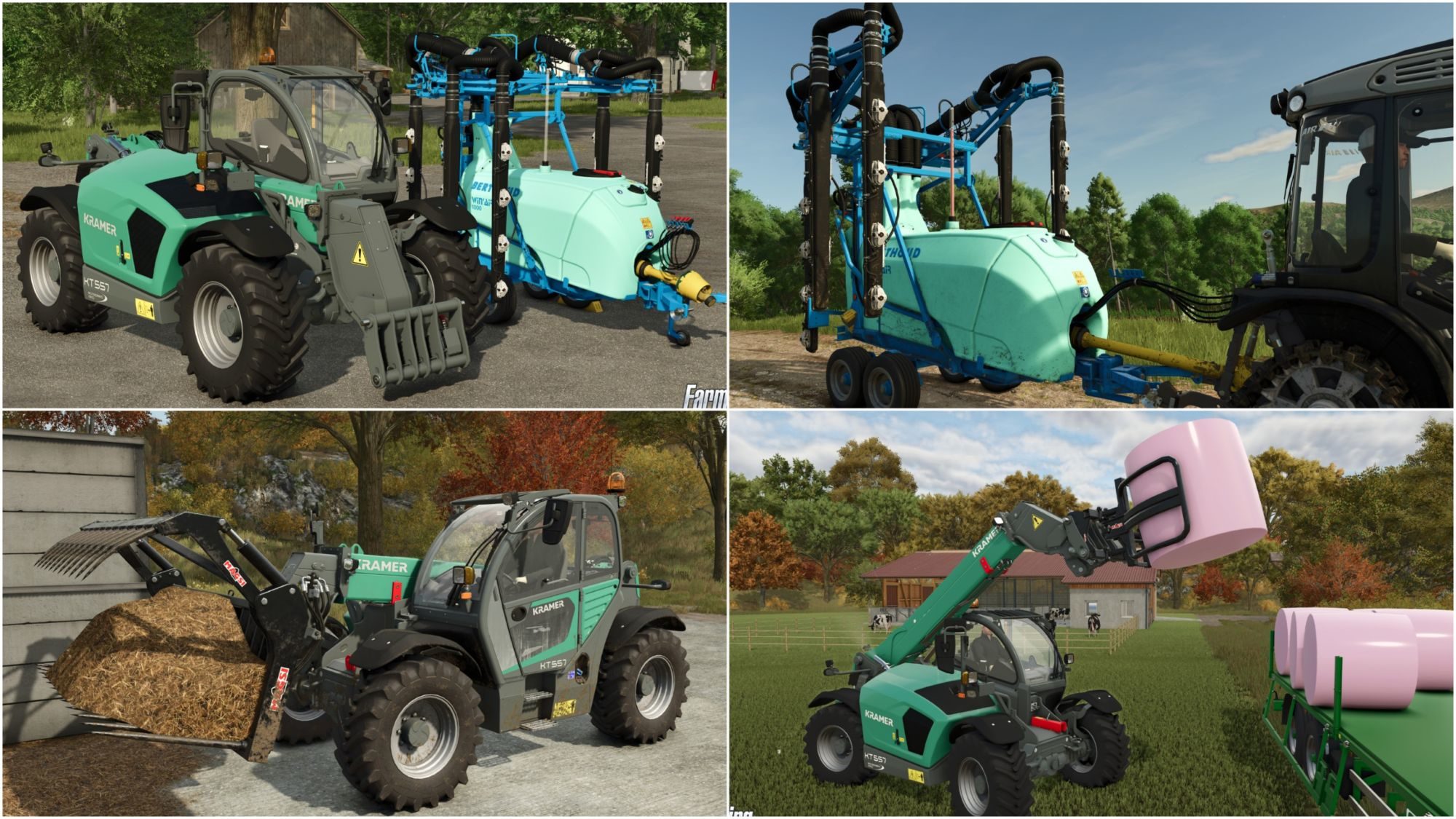 Farming Simulator 25 Adds Kramer Telehandler &amp; Berthoud WIN'AIR