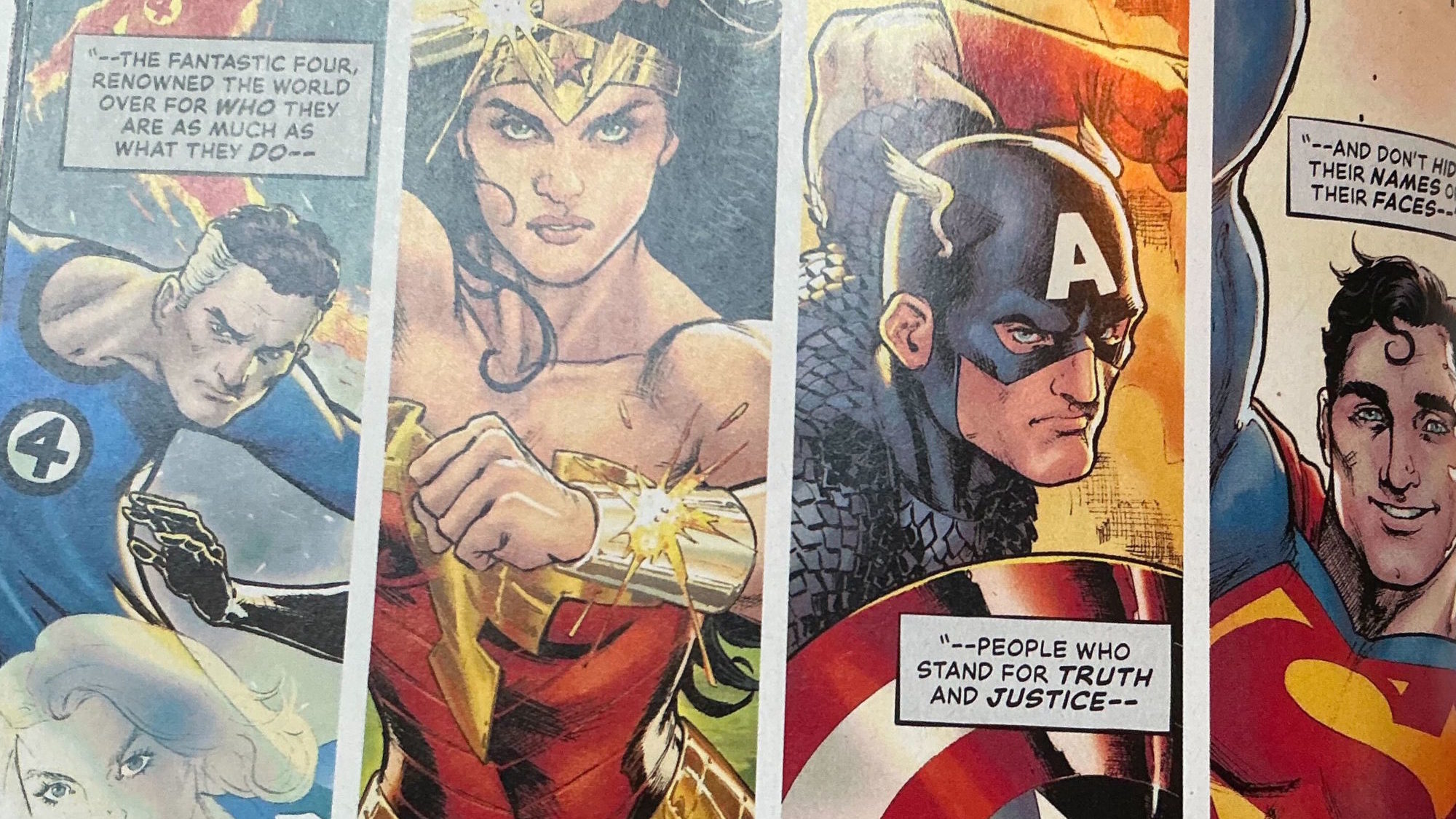 Clark Kent, Peter Parker & J Jonah Jameson in Superman/Spider-Man Clark Kent, Peter Parker & J Jonah Jameson in Superman/Spider-Man