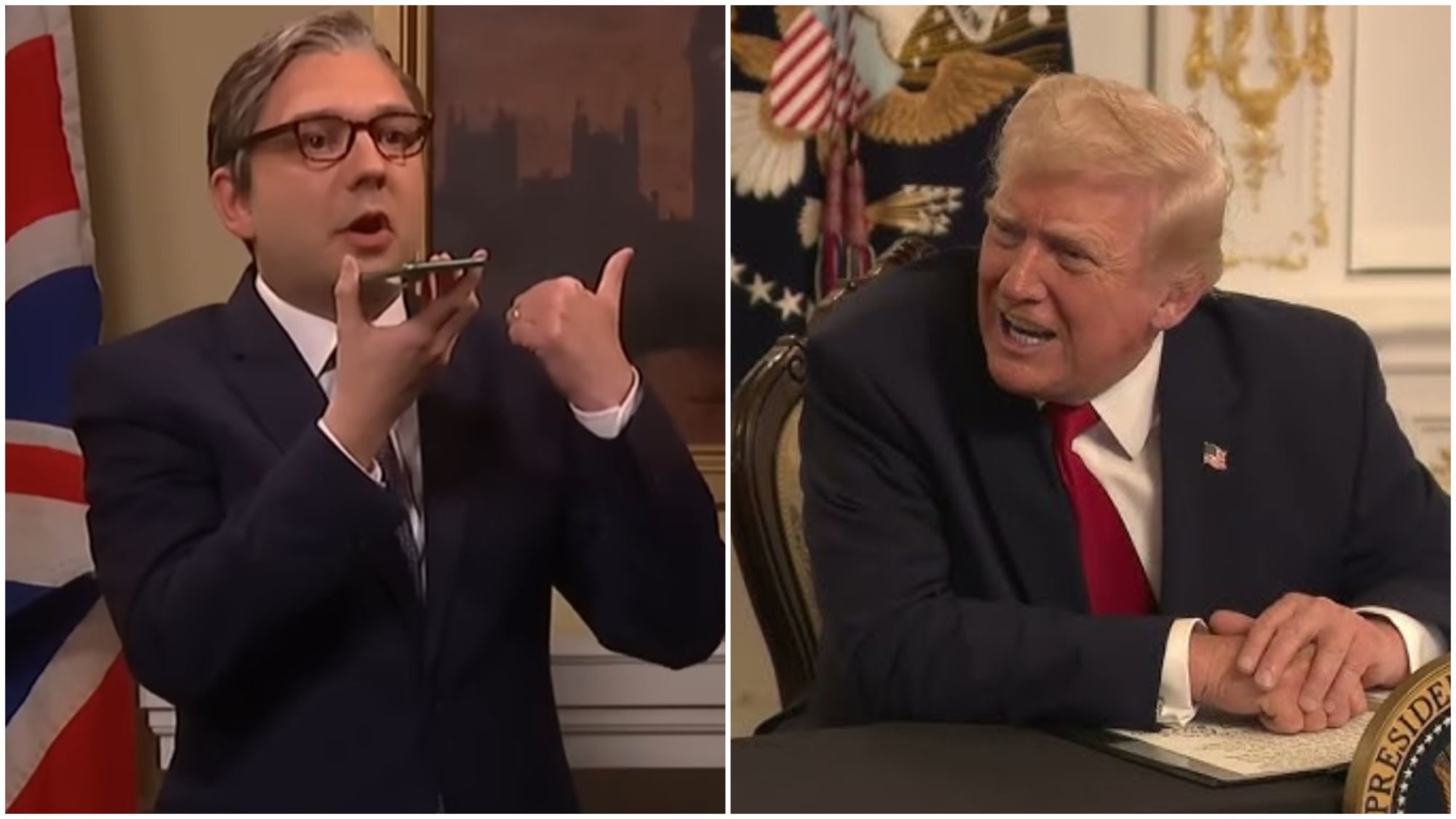 SNL UK Cold Open Gets Love From Trump, Who Missed the Point of It