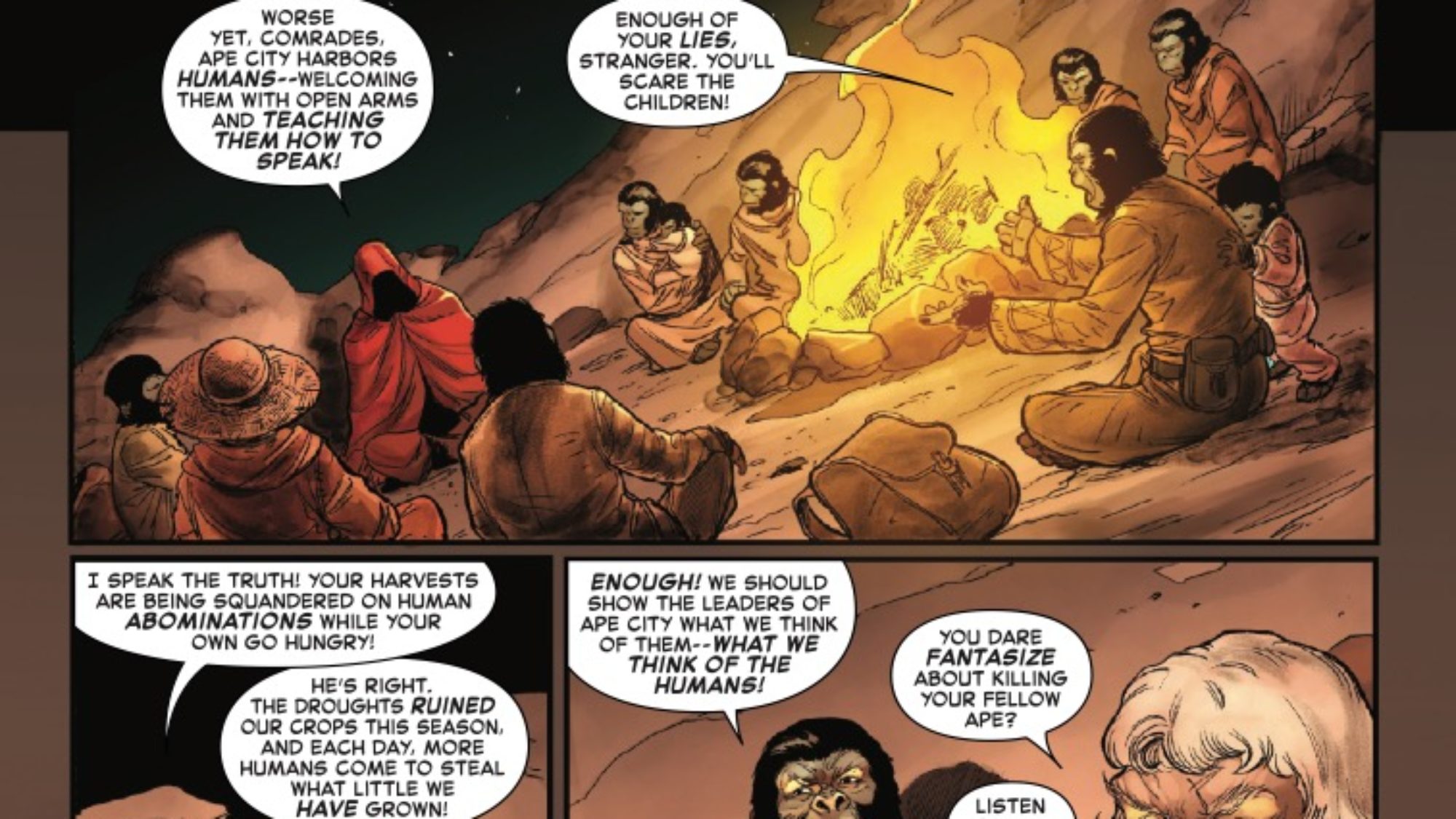 Planet of the Apes vs Fantastic Four #2 Preview: Apes Go Cosmic Planet of the Apes vs Fantastic Four #2 Preview: Apes Go Cosmic