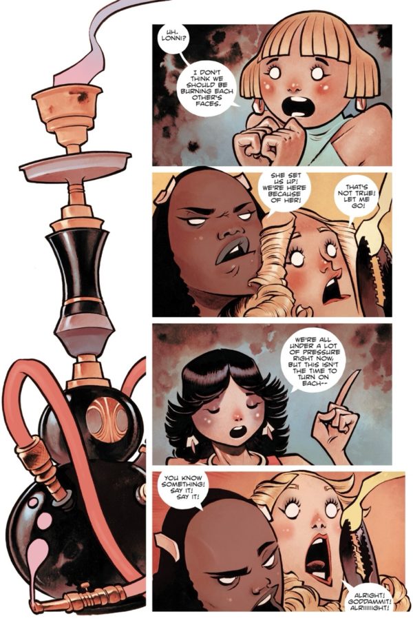 Interior preview page from Tigress Island #2