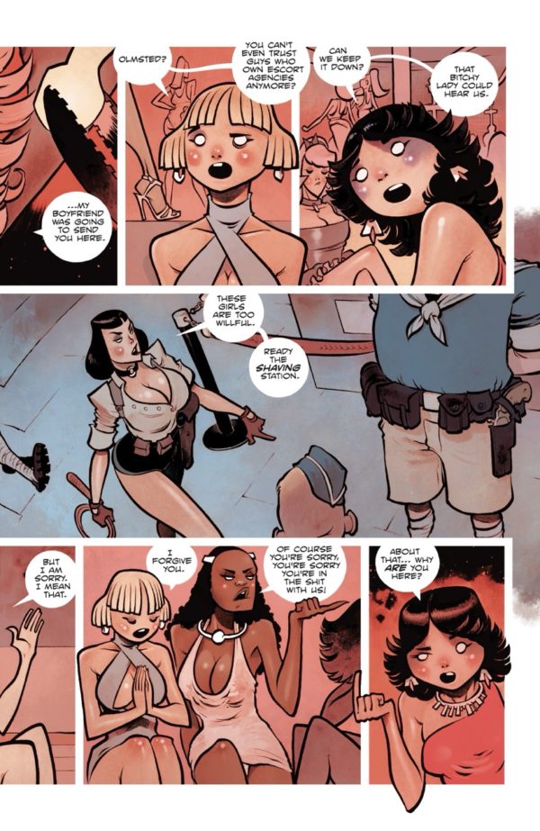 Interior preview page from Tigress Island #2