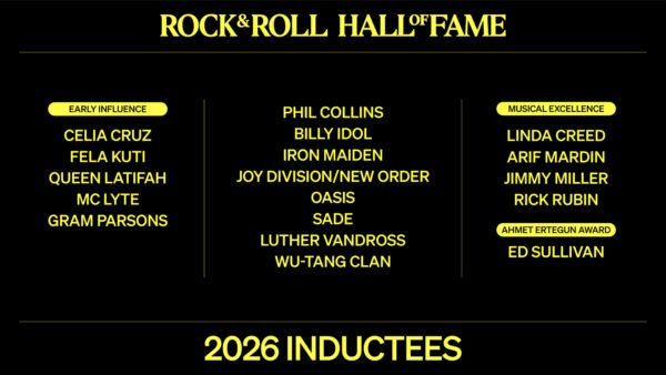 Phil Collins and Iron Maiden Lead 2026 Rock & Roll Hall Of Fame