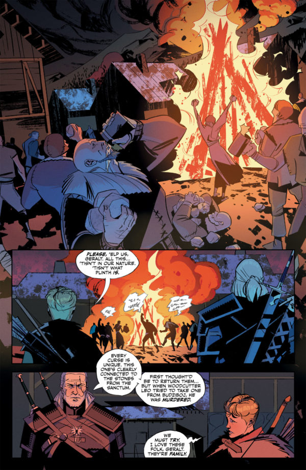 Interior preview page from THE WITCHER: BLOOD STONE #3 HASSAN OTSMANE-ELHAOU COVER