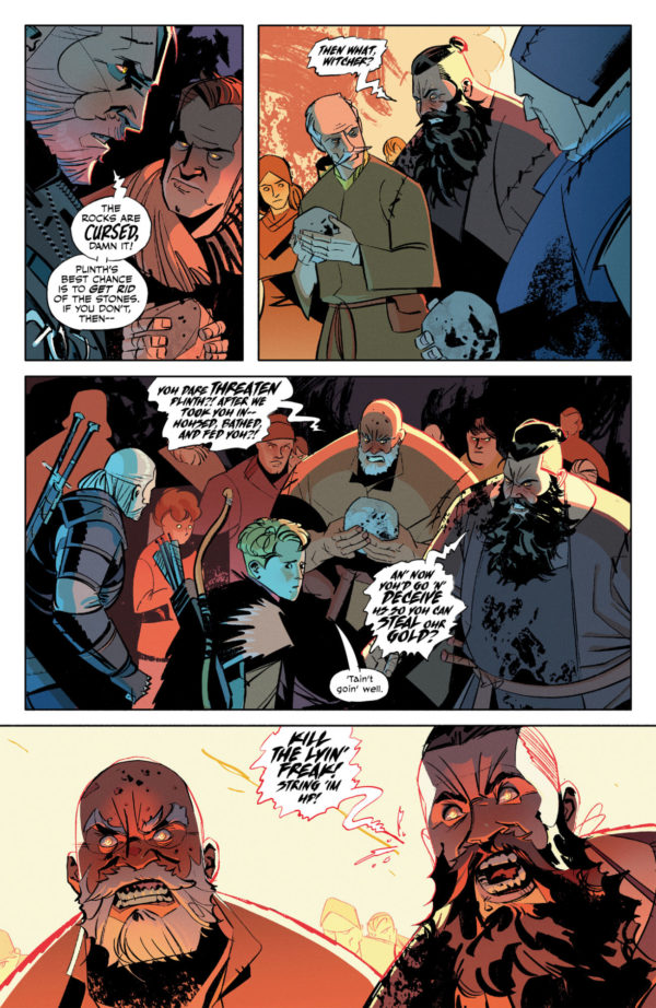 Interior preview page from THE WITCHER: BLOOD STONE #3 HASSAN OTSMANE-ELHAOU COVER