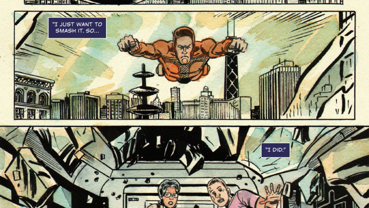 Interior preview page from KNIGHT CITY #3 JOSH REED COVER