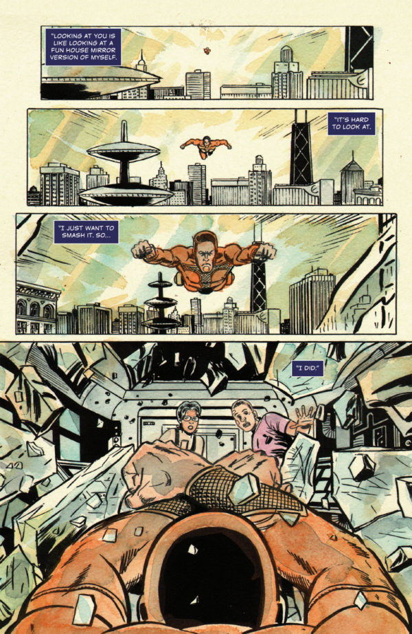 Interior preview page from KNIGHT CITY #3 JOSH REED COVER