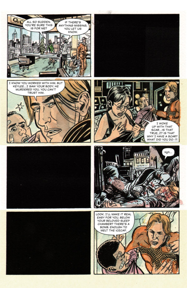 Interior preview page from KNIGHT CITY #3 JOSH REED COVER