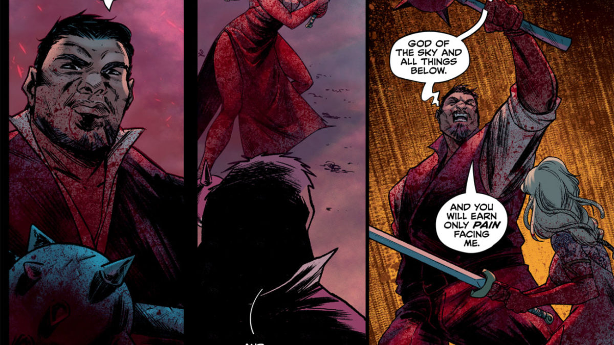 Interior preview page from KILL ALL IMMORTALS II #4 HASSAN OTSMANE-ELHAOU COVER