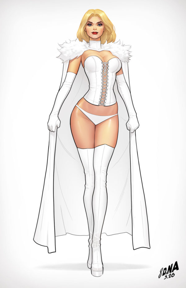 Cover image for X-MEN UNITED #2 DAVID NAKAYAMA COLOR BLOCK WHITE VIRGIN VARIANT