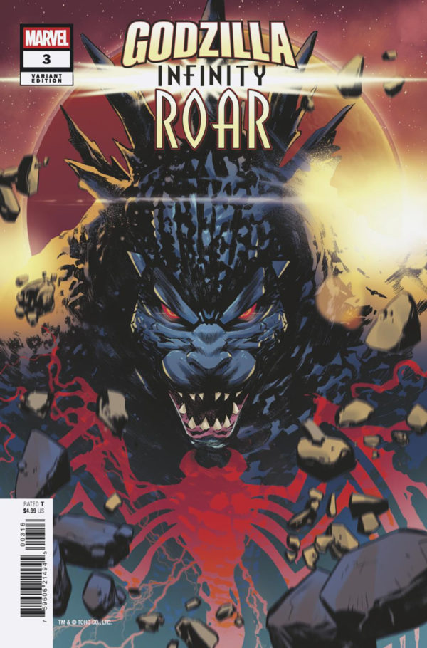 Cover image for GODZILLA: INFINITY ROAR #3 FRANCESCO MANNA VARIANT