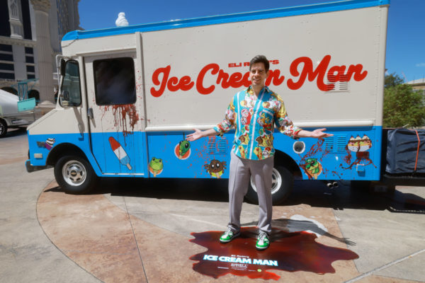 Eli Roth Hits CinemaCon To Hand Out Treats For Ice Cream Man