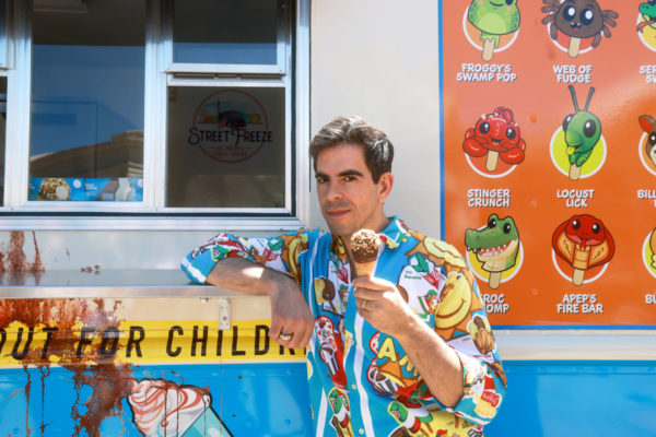 Eli Roth Hits CinemaCon To Hand Out Treats For Ice Cream Man