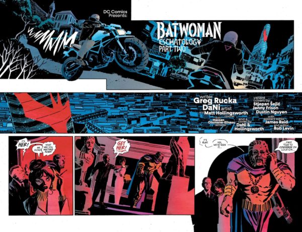 Interior preview page from Batwoman #2