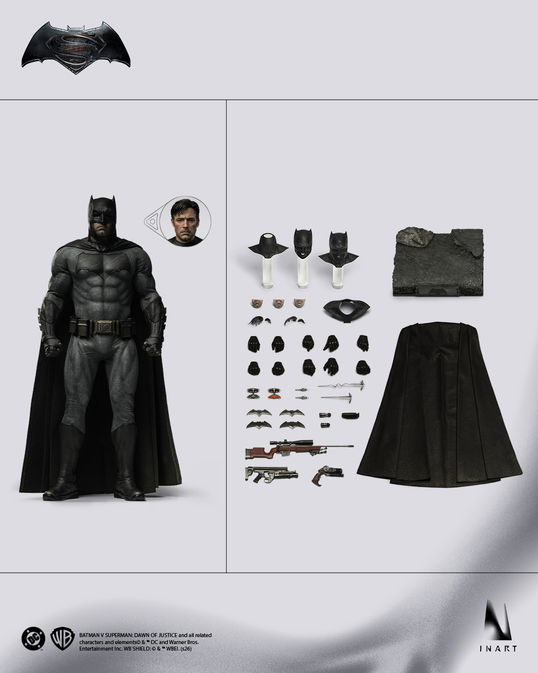 Queen Studios Reveals New BvS: Dawn of Justice InArt 1/6 Batman