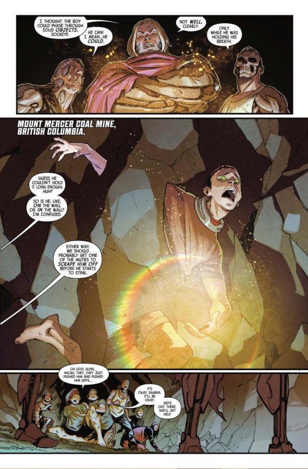 Interior preview page from CYCLOPS #3 FEDERICO VICENTINI COVER