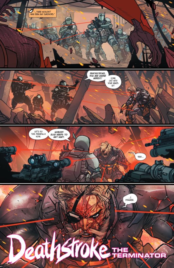 Interior preview page from Deathstroke the Terminator #2