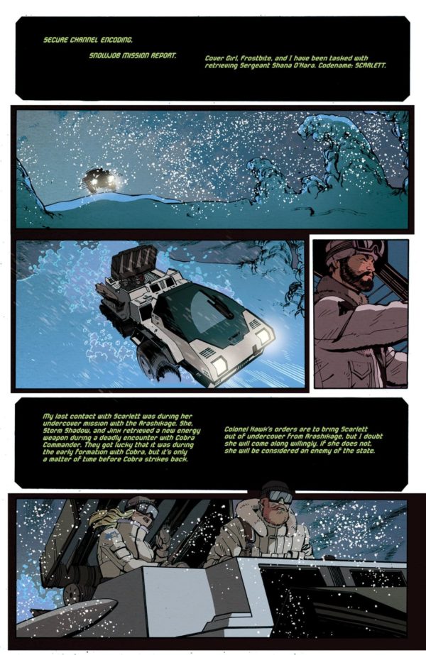 Interior preview page from GI Joe #21