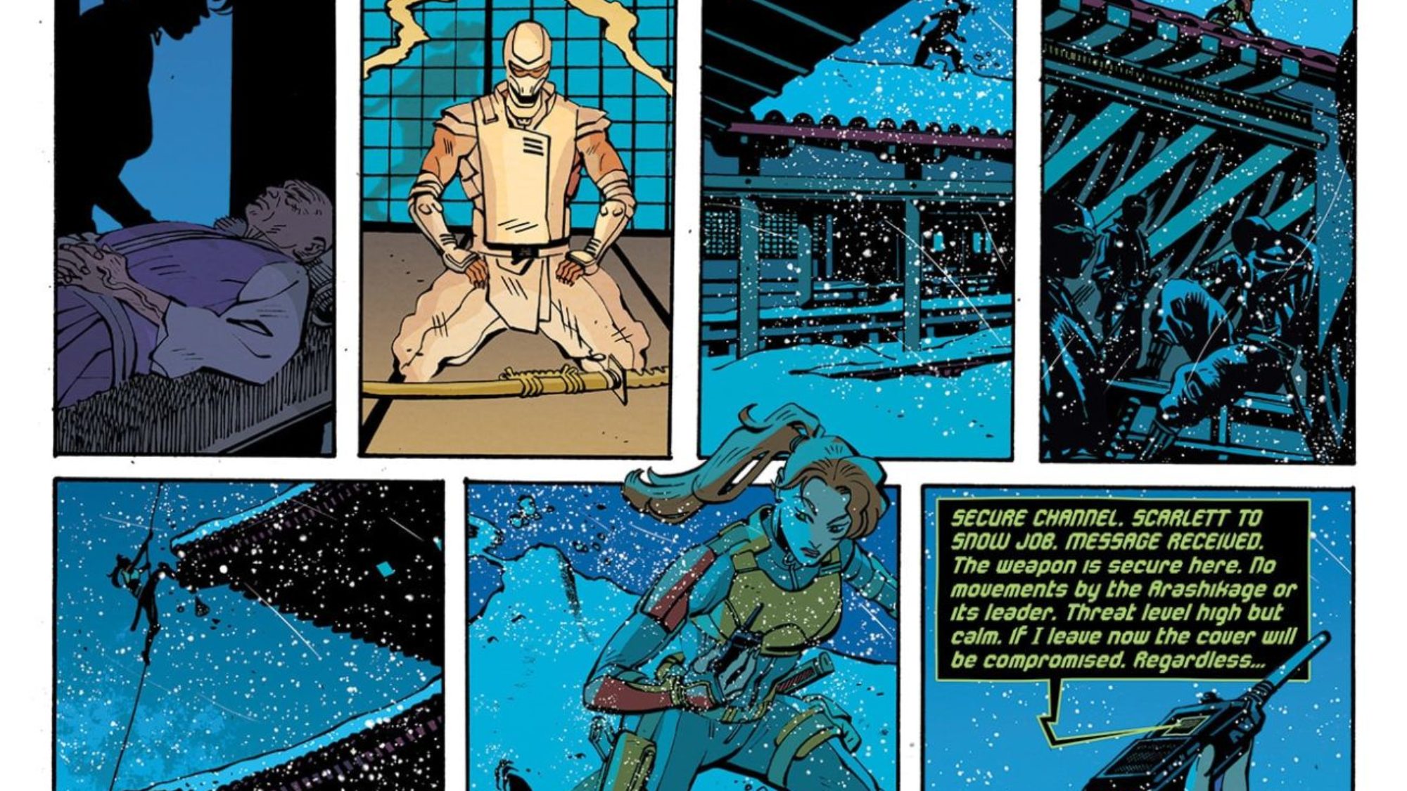 GI Joe #21 Preview: Joes Give Arashikage and Cobra a Snow Job