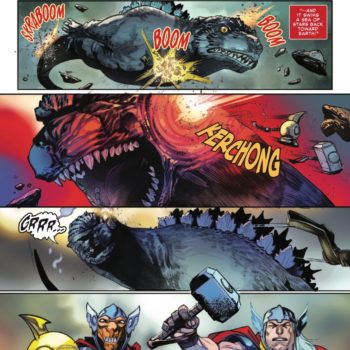 Interior preview page from GODZILLA: INFINITY ROAR #3 KEN LASHLEY COVER