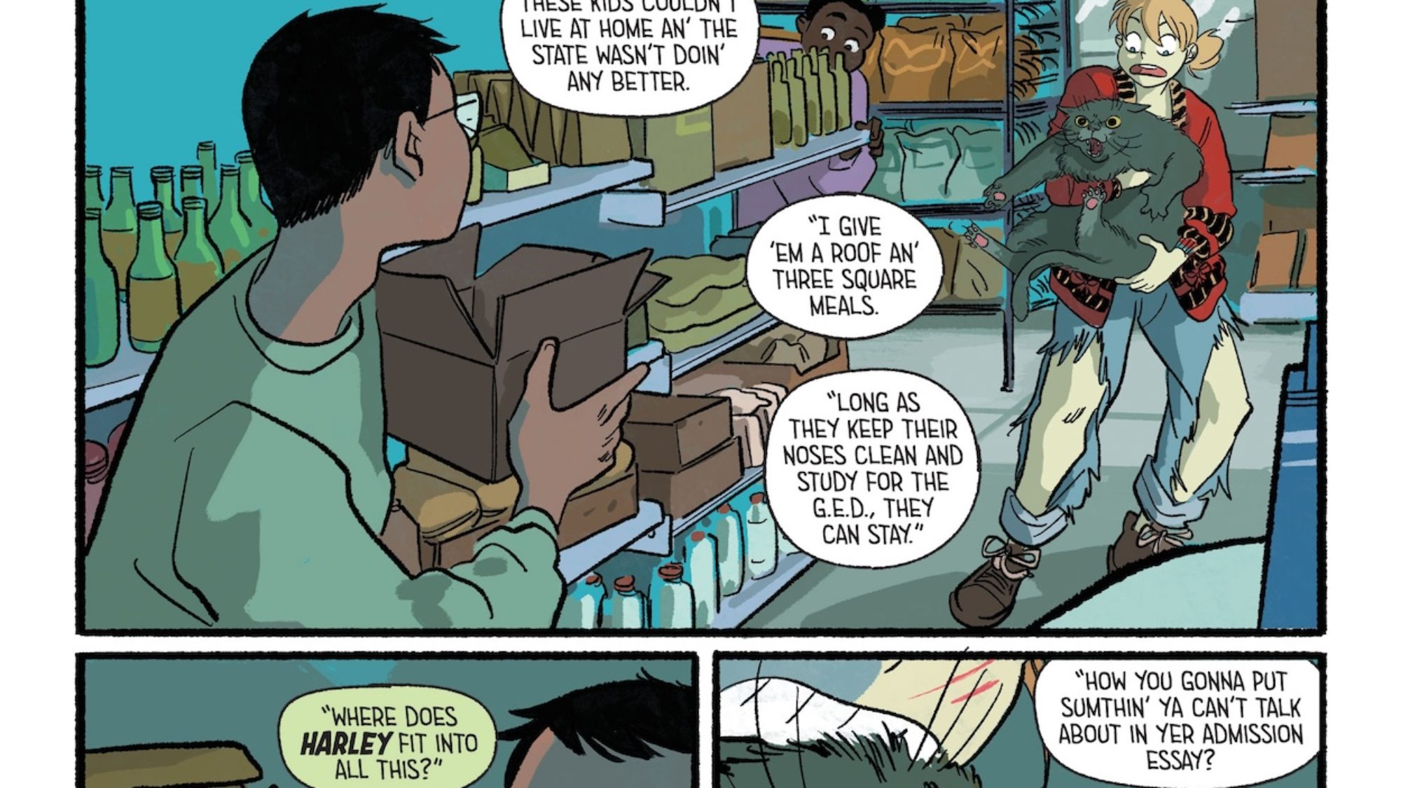 Harley and Ivy: Life and Crimes #5 Preview: Chaos at Ma Hunkel’s