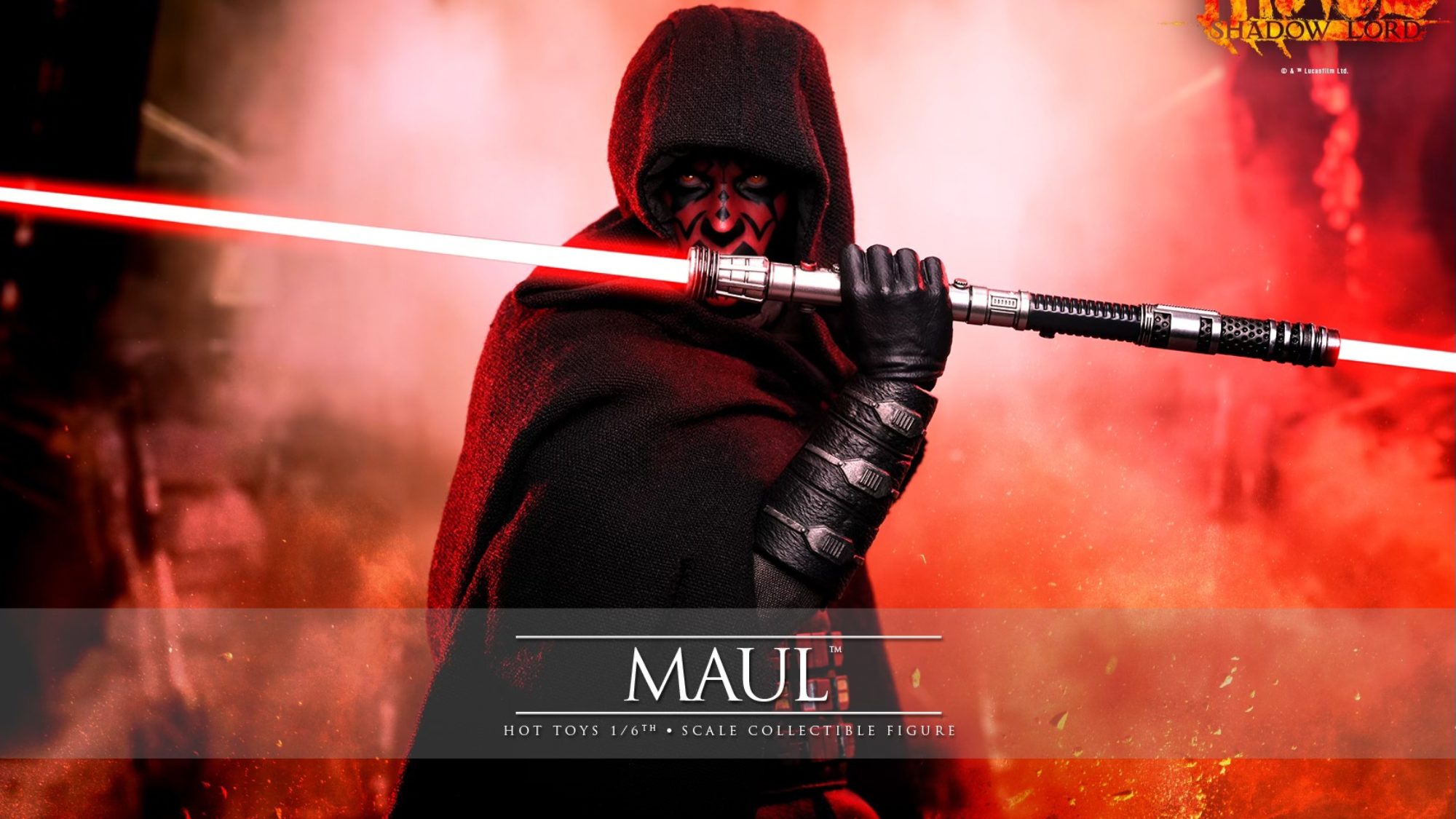 New Star Wars: Maul – Shadow Lord 1/6 Hot Toys Figure Arrives