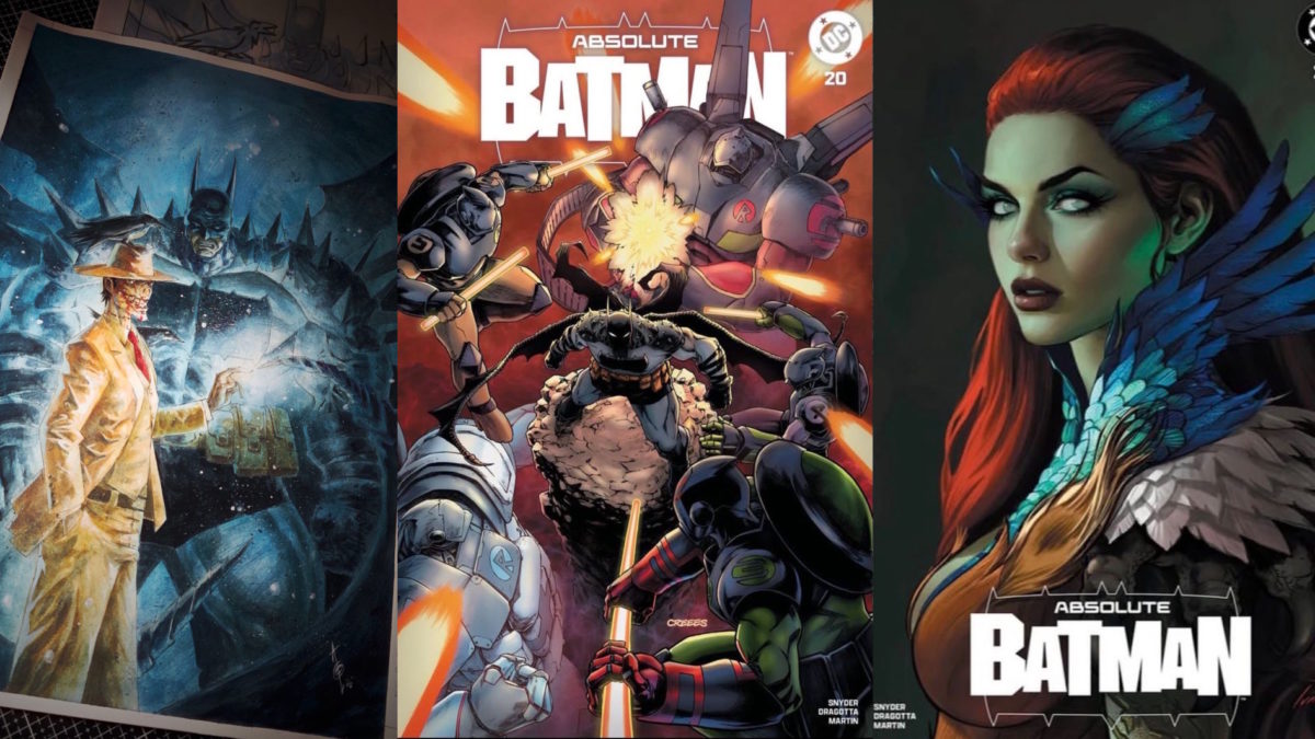 The First Two Absolute Batman #20 Exclusive Retailer Variants Of Many