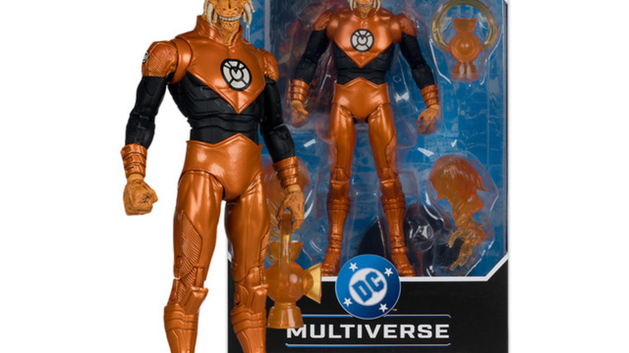 Greed Arrives with McFarlane Toys DC Comics Orange Lantern Larfleeze
