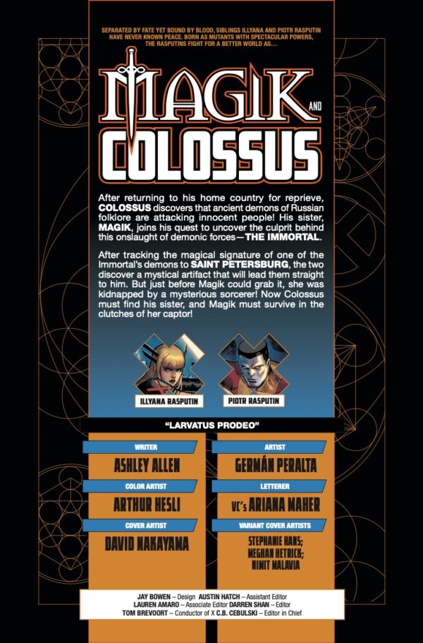 Interior preview page from MAGIK AND COLOSSUS #3 DAVID NAKAYAMA COVER