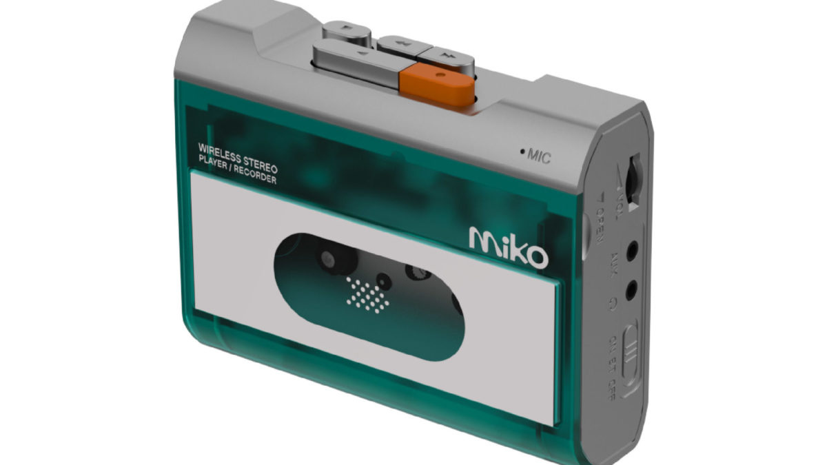 Gadhouse Launches New Retro Audio Miko Cassette Player