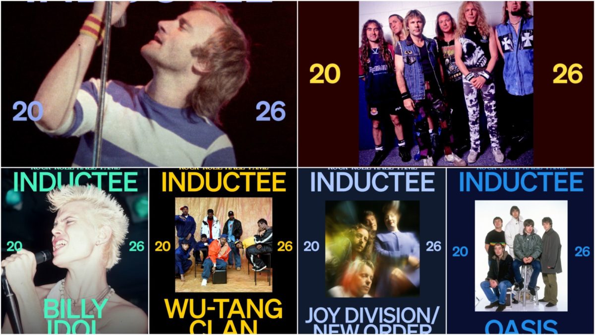 Phil Collins and Iron Maiden Lead 2026 Rock & Roll Hall Of Fame
