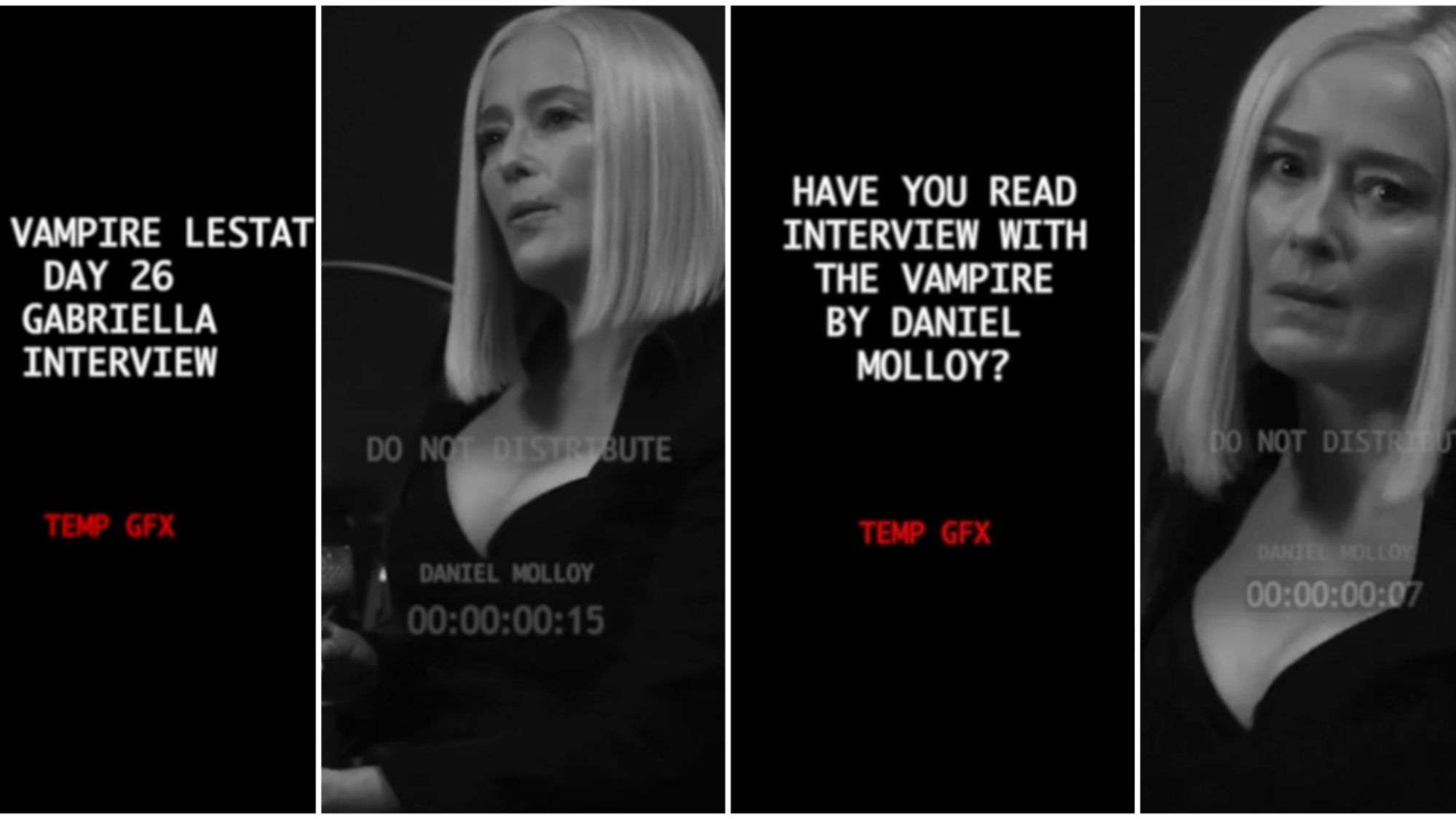 The Vampire Lestat "Raw" Footage: Gabriella's Expression Says It All