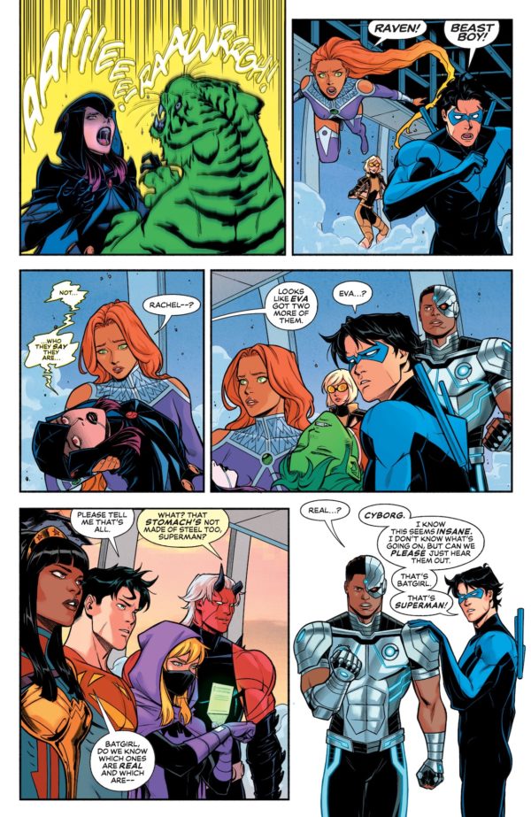 Interior preview page from New Titans #34