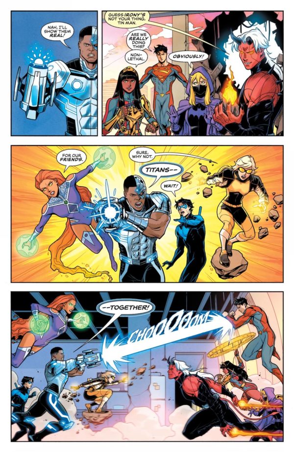 Interior preview page from New Titans #34