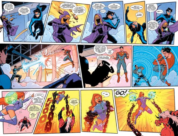 Interior preview page from New Titans #34