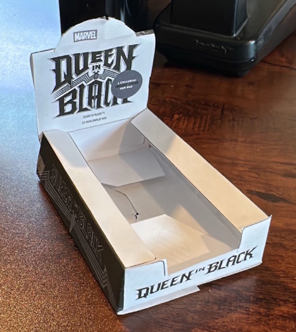What The $150 Queen In Black #1 Blind Bag Display Box Looks Like