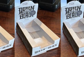 What The $150 Queen In Black #1 Blind Bag Display Box Looks Like