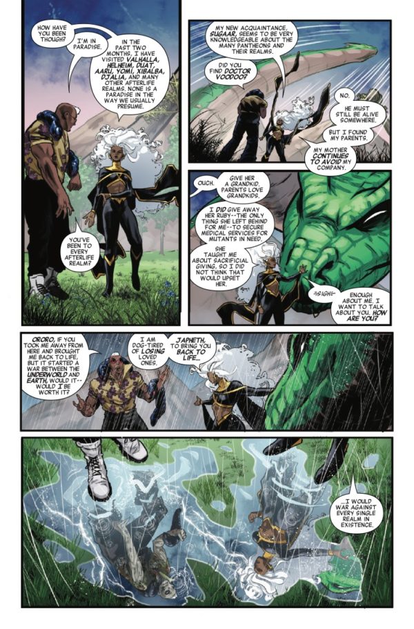 Interior preview page from STORM: EARTH'S MIGHTIEST MUTANT #3 R.B. SILVA COVER