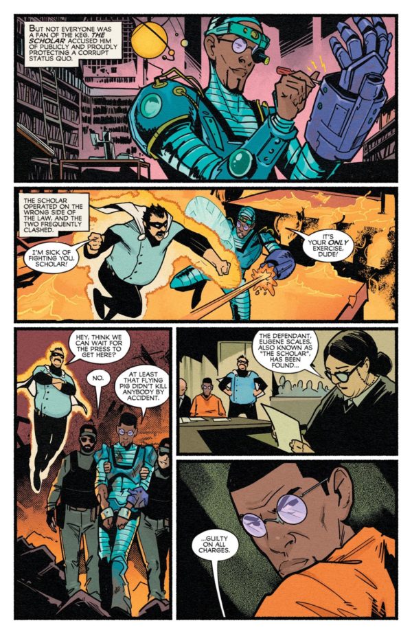 Interior preview page from Super Creepshow #2