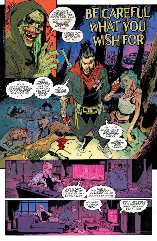 Interior preview page from Super Creepshow #2